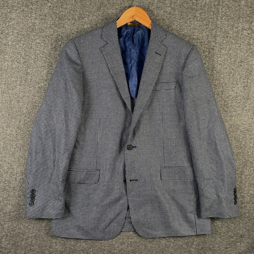 Brooks Brothers Blazer Jacket Men 42R Lanificio Di Pray Italian Wool Silk Regent